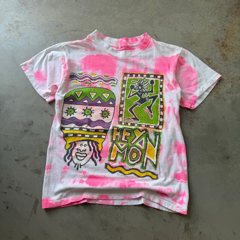 Vintage 90’s Jamaica Hey Mon Sun Sportswear Reggae Graphic T-shirt Size Medium